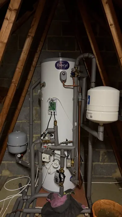 Hot water cylinder work